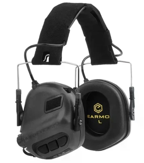 Активні захисні навушники Earmor M31 MOD4 (BK) Black Фото 1